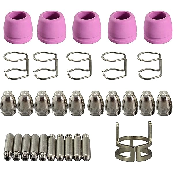 RIVERWELD TIG Gas Lens Collets Body Insulator Alumina Nozzle